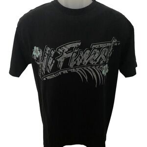 HAWAII’S FINEST Blue & Black Logo “Black Friday 2018” Tee Shirt Men M Medium